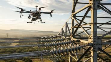 Suministro eléctrico seguro: inspección aérea de líneas eléctricas